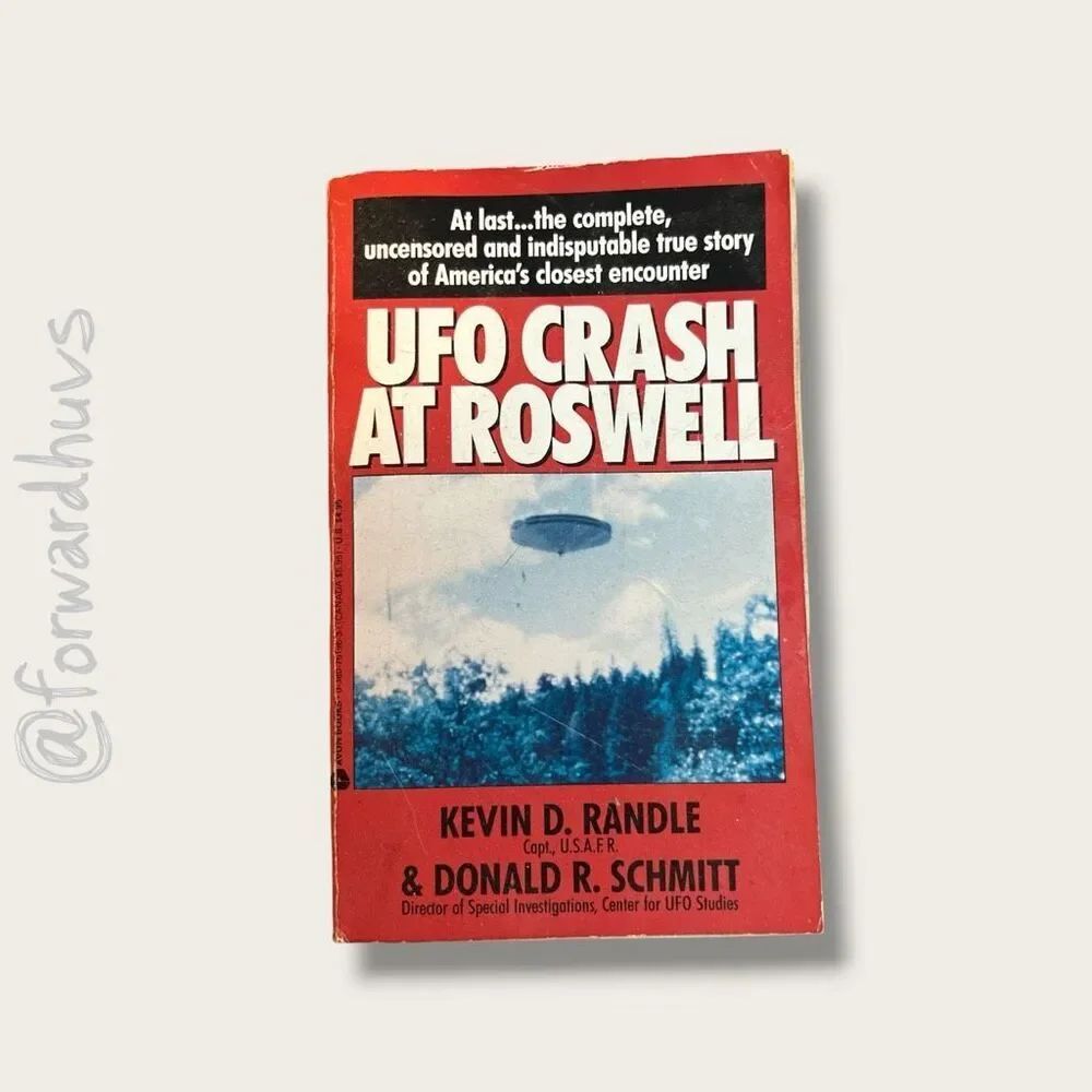 UFO Crash at Roswell 1991 Paperback UFO Alien Conspiracy Book